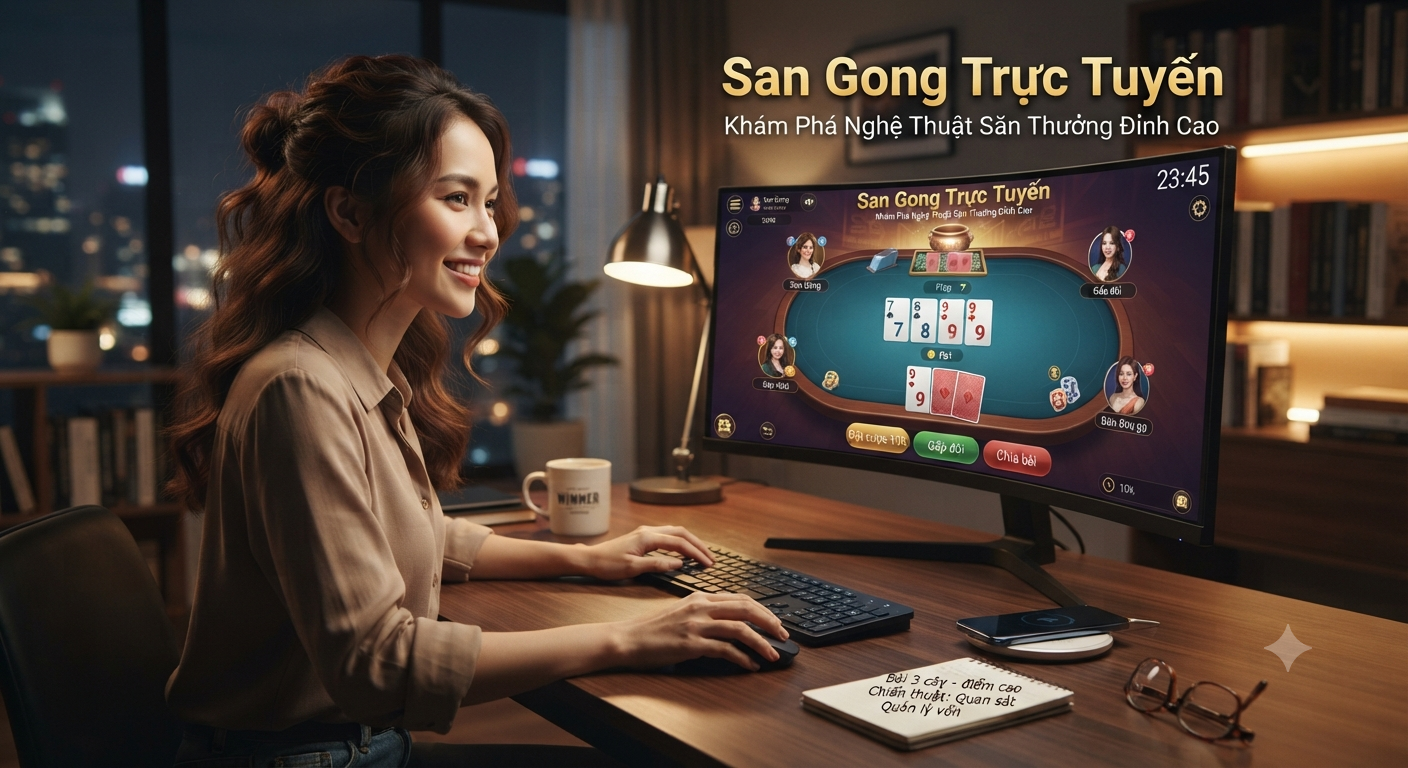 trò chơi bài san gong trực tuyến